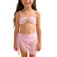 thumbnail image 5 of Edvintorg Girls Bathing Suit 3 Piece Swimsuit Adjustable Straps Swim Bikini Top with Bottom Cover Up Skirt Teen Clothes Size 7-16, 5 of 6
