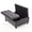 Grey, variant on 36" Large Square Storage Ottoman with Lift Top, 300 LBS Tufted Upholstered Ottoman Coffee Table Bench with Sturdy Wood Legs, Multi-Functional Footrest Storage Box for Living Room and Bedroom