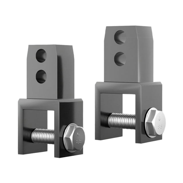 Colaxi 2 Pieces Heightening Device Pad Height Extension Absorber with Screws Universal Replace Parts Motor Rear Shock Riser Absorber Gray