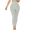thumbnail image 2 of Wancir Women Ribbed Seamless Leggings High Waisted Workout Gym Yoga Pants, 2 of 3