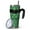 Green Christmas Tree, variant on 40oz Tumbler,Green Christmas Tree Pattern Insulated Tumblers with Removable Handle,Stainless Steel Double Vacuum Coffee Tumbler Cup with Straw for Home,Office,Travel,Party