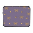 thumbnail image 7 of Purple Background Butterfly 15 inch Portable Laptop Sleeve Compatible with MacBook Air Notebook Computer Case for Men Women College School Students, 7 of 7