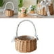 thumbnail image 3 of Cesta de almacenamiento tejida de ratán natural, cesta para la colada, regalo para niña, arreglo floral S, 3 of 9