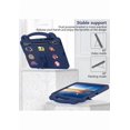 thumbnail image 1 of Cartoon DIY EVA Shockproof Case for Samsung Tab S9 Fe+ 12.4 Inch: Kids-Friendly Handheld Stand Cover with Fun Design, Drop-Resistant Protective Shell in Navy Blue, 1 of 2