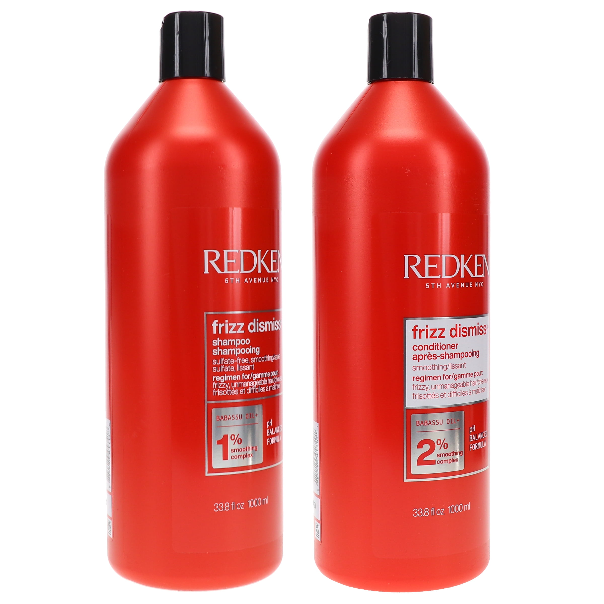 Redken Frizz Dismiss Shampoo 33.8 oz & Conditioner 33.8 oz Combo