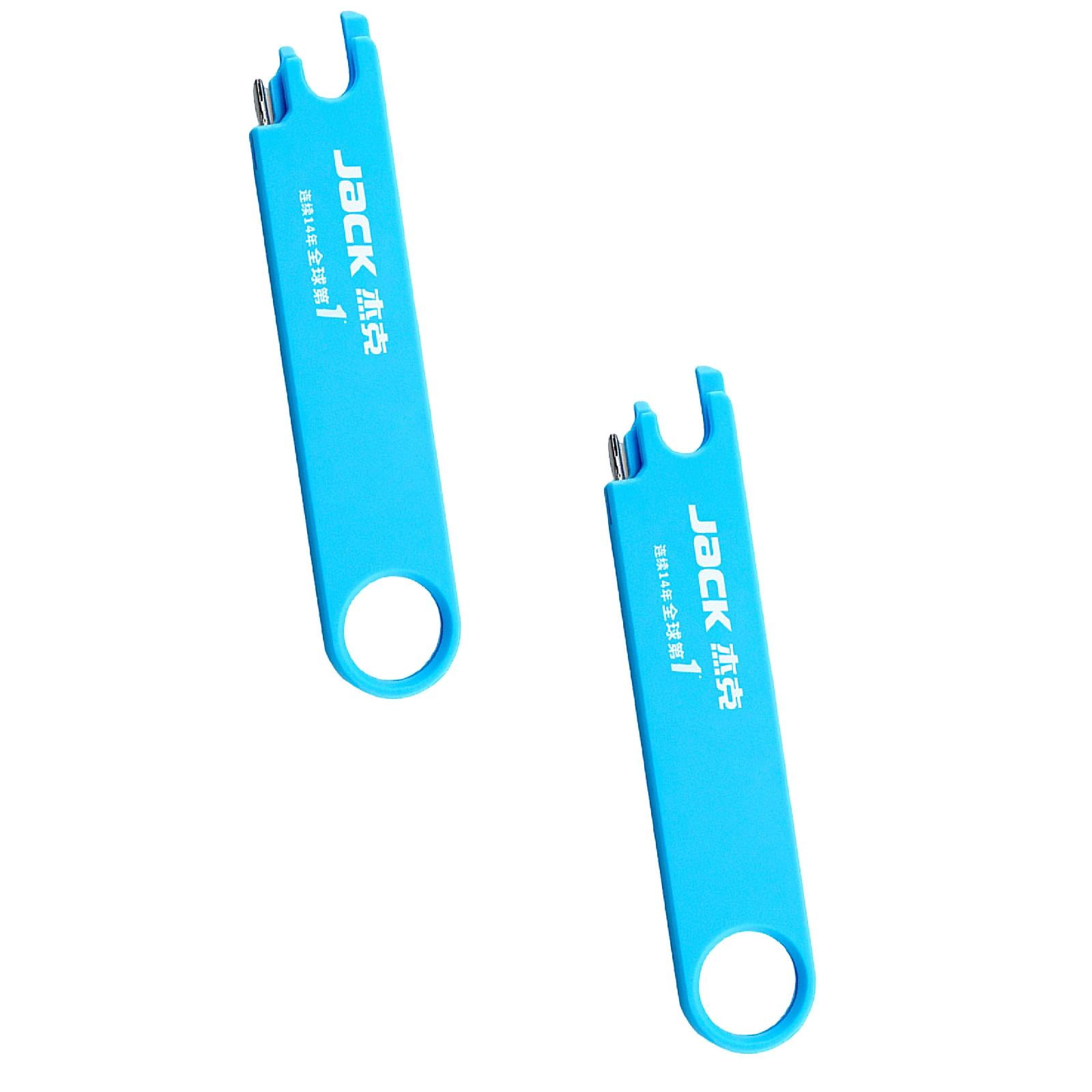 2 Pcs Quick Needle Threader Quick Threading Device for Sewing Machine 3-in-1 Quick Threading Sewing Tools Magnetic Guide Multifunctional Needle Threader for Sewing Machine 5.2x1.02 Inch Sky Blue