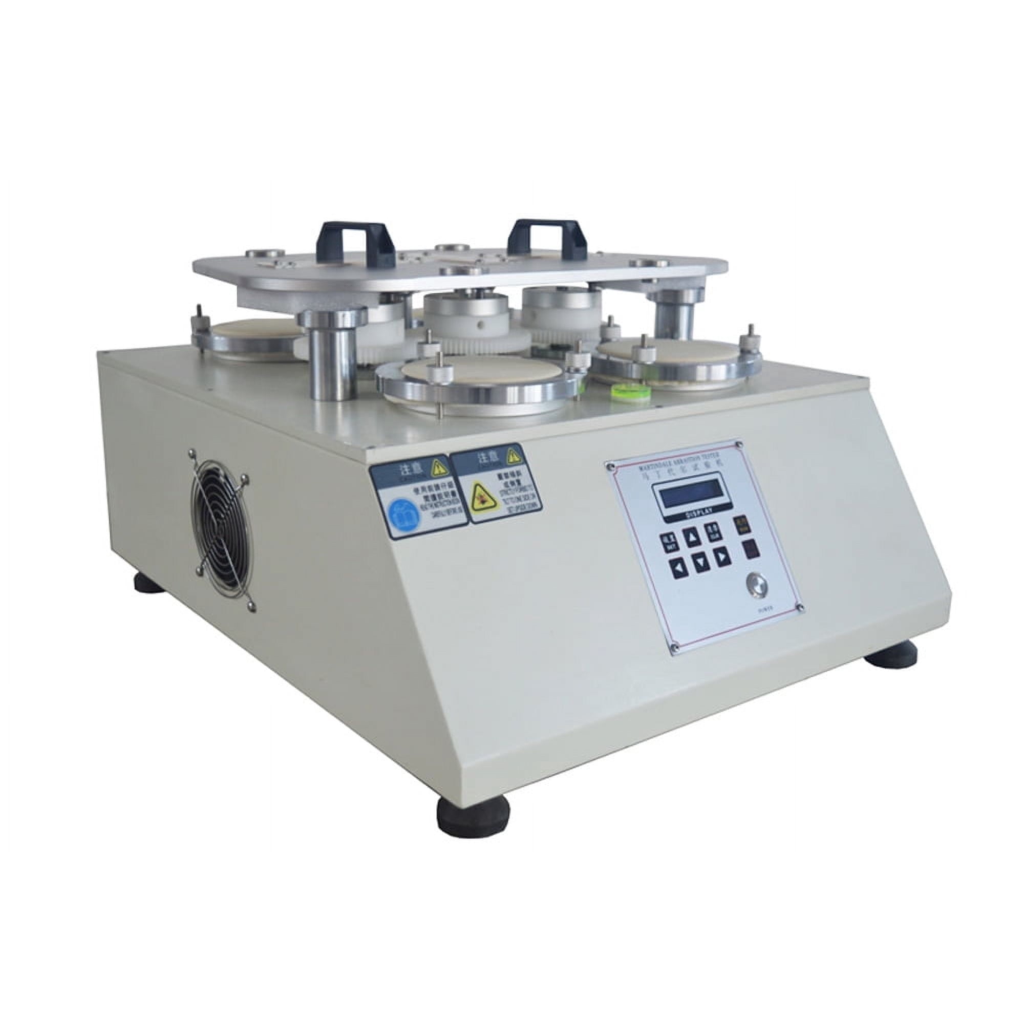 Martindale Four-Station Abrasion Testing Machine Fabric Fluff Pilling Tester AC110V