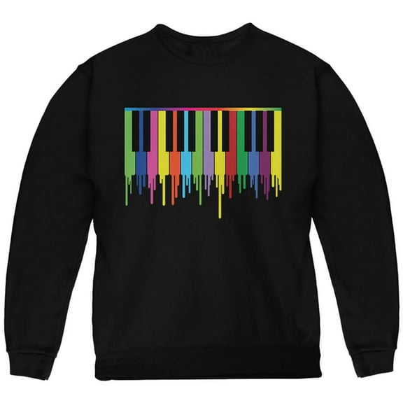 Piano Keys Youth Sweatshirt Black YSM