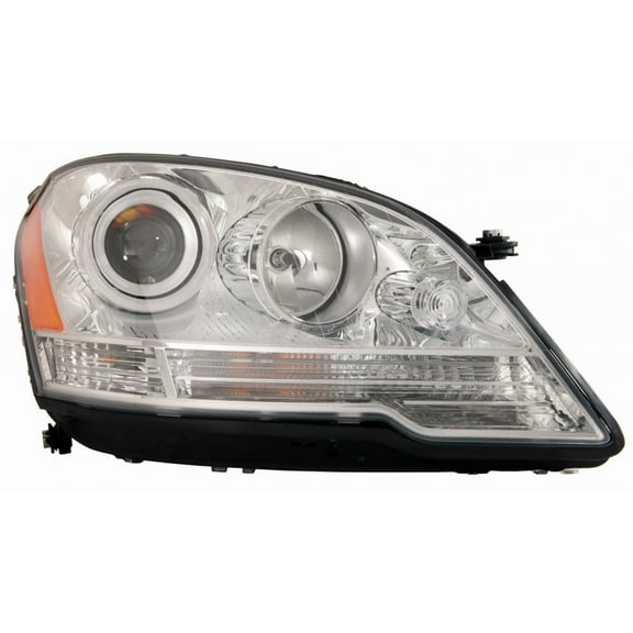 CarLights360: For 2008 09 10 2011 Mercedes-Benz ML350 Headlight Assembly Passenger Side w/Bulbs - Replacement for MB2503171