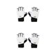 thumbnail image 2 of Soidarity Kids Adult Half Finger Boxing Muay Gym Protector Padded Thai Gloves Hand M Tipo 1 2piezas, 2 of 6