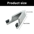thumbnail image 3 of Ergonomic Aluminum Phone Stand Adjustable Angle Antislip Base Desktop Phone Holder for 4-12Inch Mobile Screens, 3 of 10