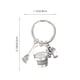 thumbnail image 2 of unbranded Llavero De Metal Para Personal De Limpieza Con Creativo Y Colgante Decorativo Plateado, 2 of 6
