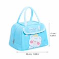 thumbnail image 3 of Cartoon Lunch Bag | Waterproof Insulated Lunch Bag | Reusable Portable Lunch Bag for School Picnic Daily Use, Gift for Student, Green, 3 of 4