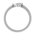thumbnail image 2 of ARAIYA FINE JEWELRY 10K White Gold Round Diamond Fashion Band Ring (1/10 cttw, I2-I3 Clarity, I-J Color) Size 5.5, 2 of 6