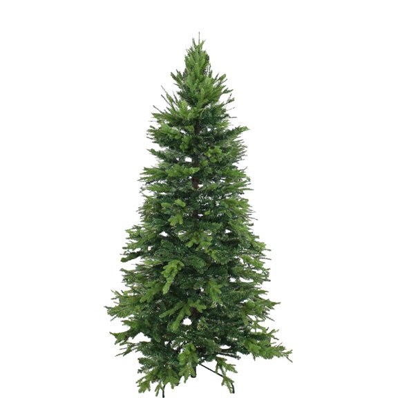 Sunnydaze Unlit Slim and Stately Artificial Christmas Tree 6 ft, Green