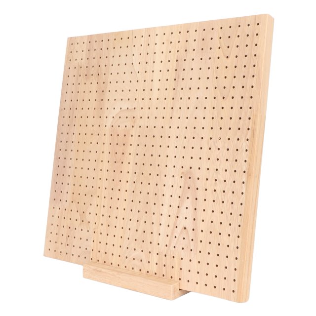Crochet Blocking Board, 14in Wide Rubber Wood Durable Odourless Knitting Blocking Board With Pins For DIY Project