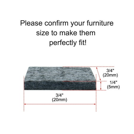 Furniture Pads Square 3 4 Self Stick Felt Floor Chair Desk Leg Protector 60pcs Canada Furniture Pads Square 3 4 Self Stick, How To Make Furniture Pads Stick