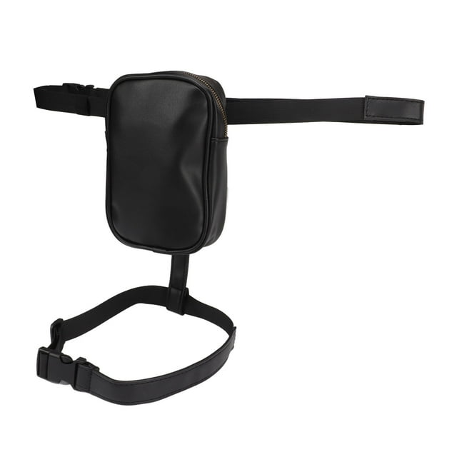Bolsa para pierna con arnés para muslos, bolsa para pierna con arnés para muslos, bolsa para pierna de cuero PU, bolsa para arnés para piernas, características de vanguardia