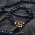 thumbnail image 4 of Set 2 Piezas Collar y Aretes Perla de Mallorca 8mm 45cm | Azul, 4 of 6