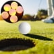 thumbnail image 5 of Pelota de golf luminosa LED de caucho sintético, 6 uds., brillante, atractiva para entrenamiento diurno nocturno, color naranja, 5 of 10