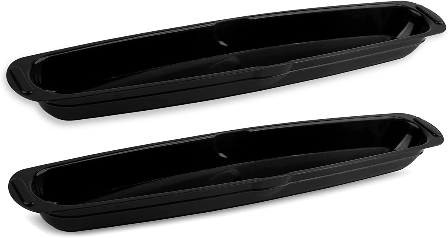 2 Pack Foreman Grill Oil Grease Catcher Drip Tray Pan