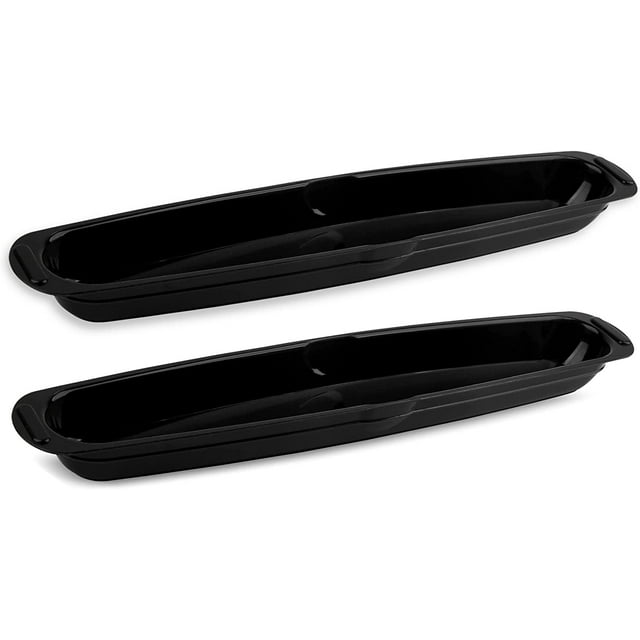 2 Pack Foreman Grill Oil Grease Catcher Drip Tray Pan