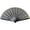 2, variant on SDFGTstore Glittering Large Raves Folding Hand Fan 33cm Foldable Kungfu Fan for Festivals Night Club Dancing Parties and Gifting