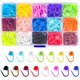 thumbnail image 1 of RV 300 clips de pasador, 15 colores de plástico, clips de pasador de bloqueo, contador Wi, 1 of 5