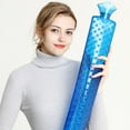 thumbnail image 3 of Bolsa de Agua Caliente Larga Con Bolsa de Tela Suave, Bolsa de Agua Caliente de Pvc Llena de Agua, Para Manos Cálidas en Invierno, Hombros y Rodillas, 3 of 7