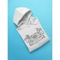 thumbnail image 3 of Emblem With Lion And Unicorn  Hoodie Men -Image by Shutterstock, Male Medium, 3 of 4