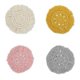 thumbnail image 1 of Posavasos para bebidas, macramé tejido absorbente hecho a mano con borlas, café, aromaterapia, decoración de protección contra el calor, paquete de 4, 1 of 5