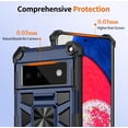 thumbnail image 2 of Designed for Google Pixel 7 Pro Case Basic Phone Case with Stand Bracket Military Grade Drop Protection Dual Layer Shockproof Durable Hard Rigid PC Anti-Scratch Protective Heat Dissipation Cover-Blue, 2 of 14