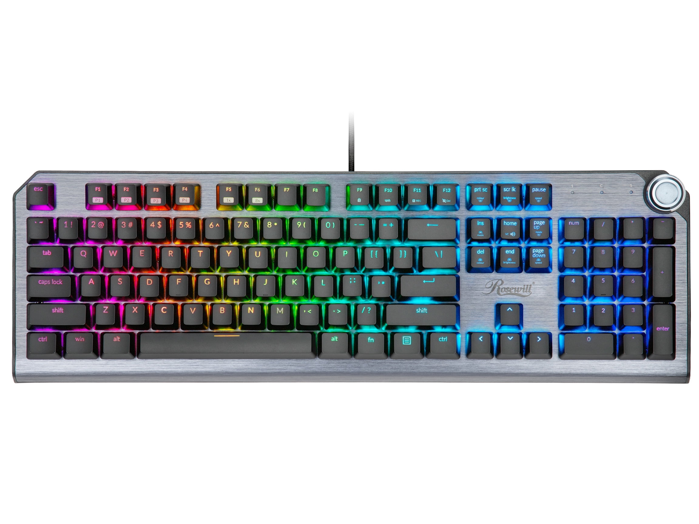 Rosewill NEON K91 RGB Mechanical Gaming Keyboard Kailh Brown Switch
