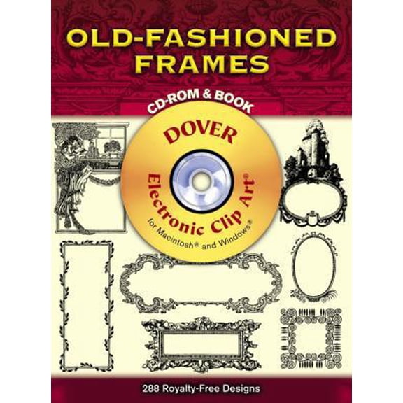 Pre-Owned Old-Fashioned Frames CD-ROM and Book (Paperback) 0486999505 9780486999500