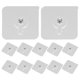 thumbnail image 4 of 12 pegatinas invisibles sin dejar rastro para tornillos, sin perforaciones, para colgar cuadros en yeso (6 mm expuestos), 4 of 6