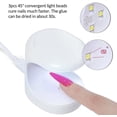 thumbnail image 2 of Mini lámpara UV LED para uñas, secador de uñas portátil para un solo dedo, lámpara UV, esmalte de uñas, lámpara de curado eléctrico, blanco, 2 of 5
