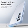 thumbnail image 3 of JETech Matte Case for Samsung Galaxy S24+ / S24 Plus 5G, Frosted Translucent Back Protective Slim Phone Cover, Anti-Fingerprints (Sapphire Blue), 3 of 6