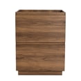 thumbnail image 4 of Freestanding 24" Bathroom Cabinet With Double Drawers - Brown Sink Vanity Drawer, Engineered Wood, Feature, 4 of 4