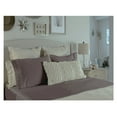 thumbnail image 3 of Comfy Bamboo World 9900 Series 100gsm Embroidered Bedsheets Sheet Set, Twin Size, Brown, 3 of 5