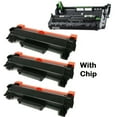 thumbnail image 1 of 3xTN760 DR730 (Unité de Tambour de Cartouche 3xTONER) Compatible pour Imprimante Brother TN760 TN730, 1 of 2