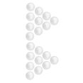 thumbnail image 2 of Vogacara 10pcs 8cm White Modelling Craft Polystyrene Balls Spheres Foam Tipo 1 2Conjunto, 2 of 6