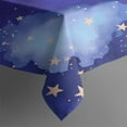 thumbnail image 3 of Star Sky Night Table Cloth,Wrinkle Resistant Table Cover with Polyester,Waterproof Reusable Tablecloth for Easter Birthday Picnic Wedding (Rectangle,60x84inch), 3 of 5