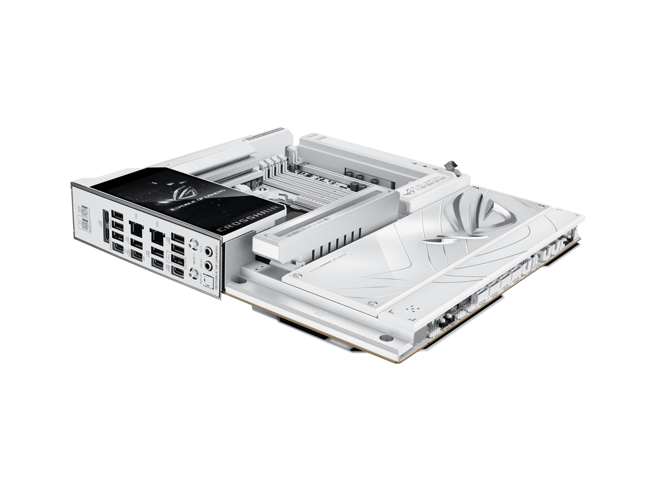 ASUS ROG Crosshair X870E Glacial AM5 AMD X870E Extended ATX Motherboard