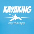 thumbnail image 3 of CafePress - Kayaking My Therapy Women's Dark T Shirt - Women's Traditional Fit Dark T-Shirt, 3 of 4