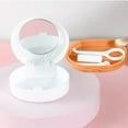 thumbnail image 6 of COFEST Double-layer Braces Storage Box - Braces Box Storage Box， Portable Braces Storage Box To Carry with You - wastage Design with Mirror， Small Size and Large Capaci Orange, 6 of 8