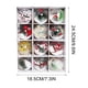 thumbnail image 3 of pstuiky 12 adornos navideños de bolas para decorar el árbol de Navidad. Adornos navideños de varios estilos para fiestas. Bolas de plástico para decorar árboles de Navidad., 3 of 4