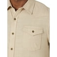 thumbnail image 3 of Wrangler Men's Short Sleeve Chambray Slim Fit, Sizes S-5XL, 3 of 3