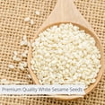 thumbnail image 4 of Gourmet White Sesame Seeds Hulled by It's Delish  6 lbs Gallon Size Container Jug with Handle  Premium Whole Sesame Bulk Restaurant & Foodservice Size - Great for Cooking, Baking, Coating,..., 4 of 6