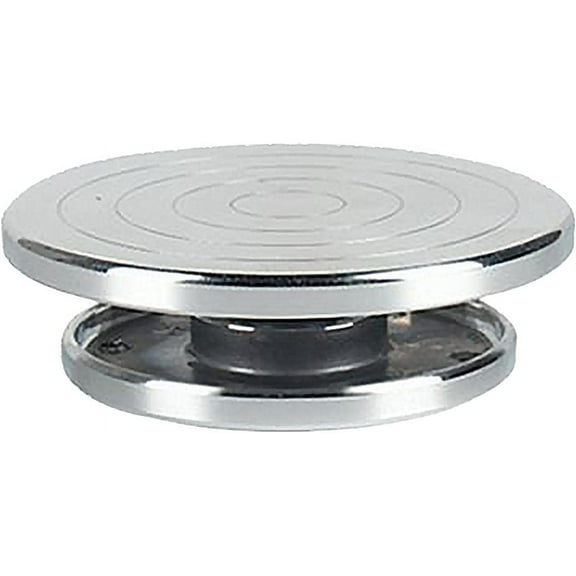 ABPETE Durable Wheel Turntable Pottery Clay Turn Table Banding Wheel Cake Decorating Revolving Ceramic Tool for Model Building, 11cm
