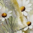 thumbnail image 5 of Yellow Daisy Floral Shower Curtain, Farm Rustic Farmhouse and Butterfly on Country Wooden Shower Curtain, Yellow Daisy Floral Shower Curtain with Hooks, 60X70Inches(Yellow), 5 of 5